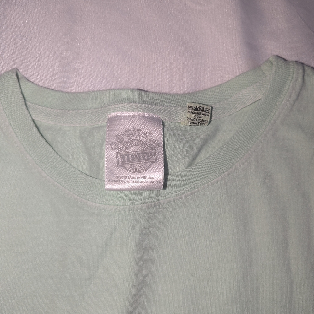 M&Ms Kyle Busch Men's XL Light Green Long Sleeve‎ Nascar Racing Graphic T-Shirt - Picture 4 of 7